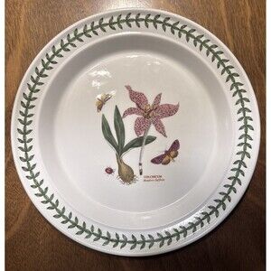 Portmeirion Pottery Stoke on Trent 10.5" Dinner Plate ENGLAND MEADOW SAFFRON